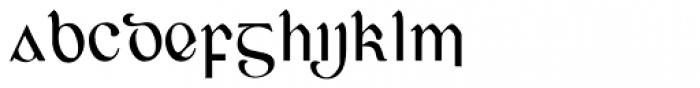 Corcaigh Font LOWERCASE