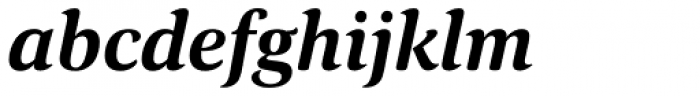 Corda Bold Italic Font LOWERCASE