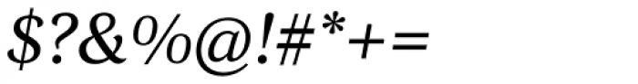 Corda Italic Font OTHER CHARS