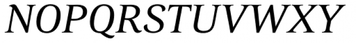 Corda Italic Font UPPERCASE