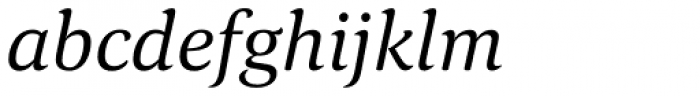 Corda Italic Font LOWERCASE