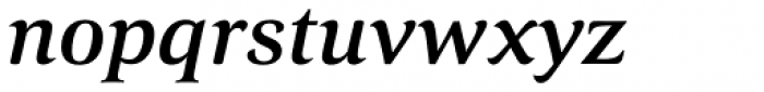 Corda Medium Italic Font LOWERCASE