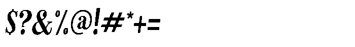 Cordavia Italic Regular Font OTHER CHARS