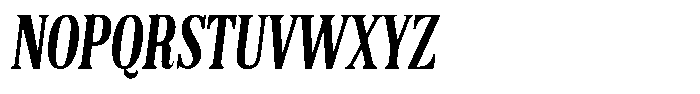 Cordavia Italic Regular Font UPPERCASE