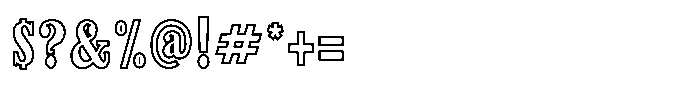 Cordavia Line Regular Font OTHER CHARS