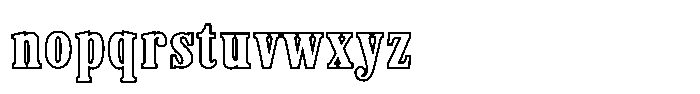 Cordavia Line Regular Font LOWERCASE