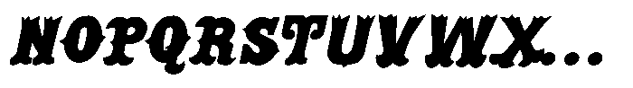 Cordel Circo Mambembe Bold Italic Font UPPERCASE