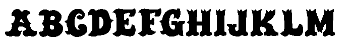 Cordel Circo Mambembe Bold Font UPPERCASE