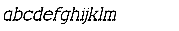 Corden Narator Italic Font LOWERCASE