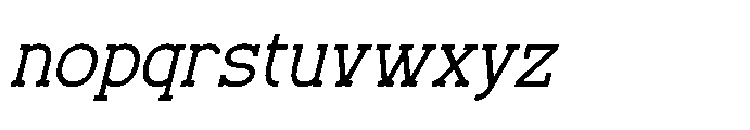 Corden Narator Italic Font LOWERCASE