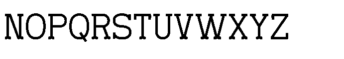 Corden Narator Regular Font UPPERCASE