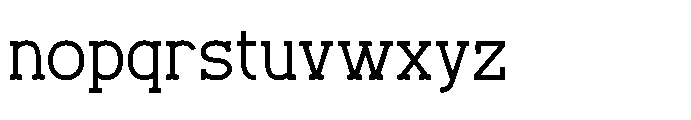 Corden Narator Regular Font LOWERCASE