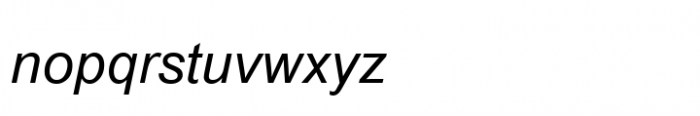 CordiaUPC Bold Italic Font LOWERCASE