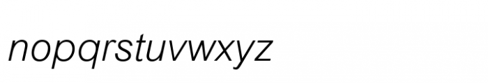CordiaUPC Italic Font LOWERCASE