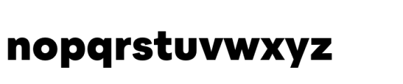 Cordillera Alt Black Font LOWERCASE