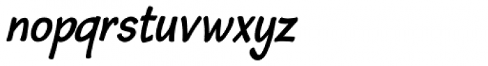 Cordin Bold Condensed Oblique Font LOWERCASE