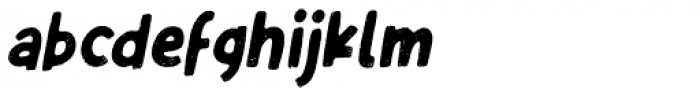 Cordon Italic Font LOWERCASE