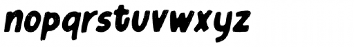 Cordon Italic Font LOWERCASE