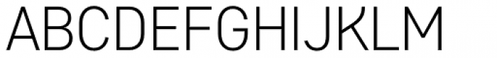 Core Gothic D Light Font UPPERCASE