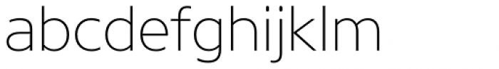 Core Gothic N Extra Light Font LOWERCASE