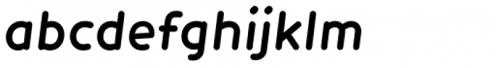 Core Humanist Sans Bold Italic Font LOWERCASE