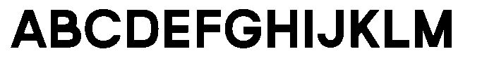 Core Motion Font UPPERCASE