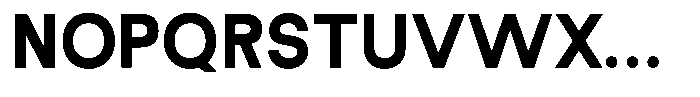 Core Motion Font UPPERCASE