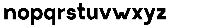 Core Motion Font LOWERCASE