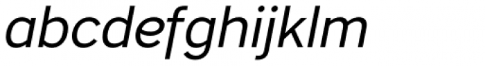 Core Sans A 45 Regular Italic Font LOWERCASE