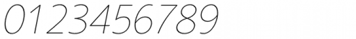Core Sans B 15 Thin Italic Font OTHER CHARS