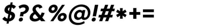 Core Sans C 65 Bold Italic Font OTHER CHARS