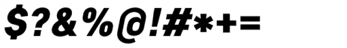 Core Sans D 75 Black Italic Font OTHER CHARS