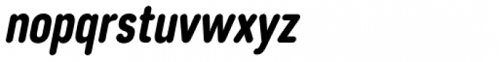Core Sans DS 67 Cn Heavy Italic Font LOWERCASE