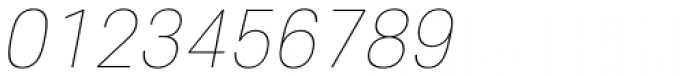 Core Sans E 15 Thin Italic Font OTHER CHARS