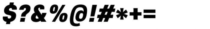 Core Sans E 95 Black Italic Font OTHER CHARS