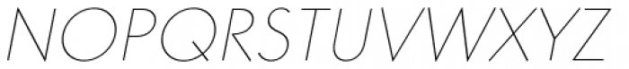 Core Sans G 15 Thin Italic Font UPPERCASE