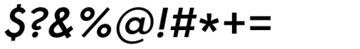 Core Sans G 55 Medium Italic Font OTHER CHARS