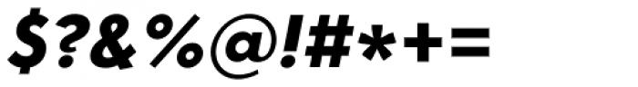 Core Sans G 75 ExtraBold Italic Font OTHER CHARS