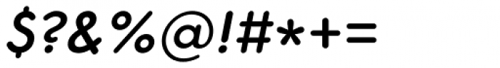 Core Sans G R 55 Medium Italic Font OTHER CHARS