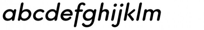 Core Sans G R 55 Medium Italic Font LOWERCASE