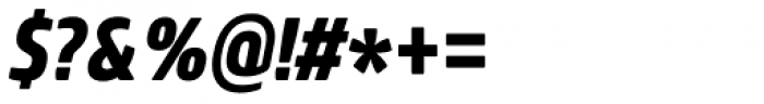Core Sans M 77 Cn ExtraBold Italic Font OTHER CHARS