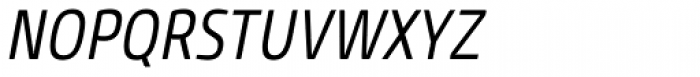 Core Sans M SC 37 Cn Light Italic Font LOWERCASE