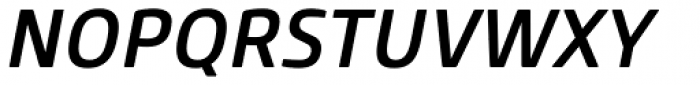 Core Sans M SC 55 Medium Italic Font UPPERCASE