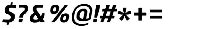 Core Sans M SC 65 Bold Italic Font OTHER CHARS