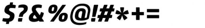 Core Sans M SC 75 ExtraBold Italic Font OTHER CHARS