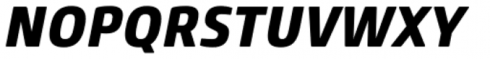 Core Sans M SC 75 ExtraBold Italic Font UPPERCASE