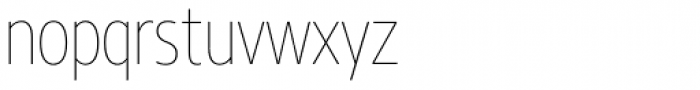 Core Sans N 17 Cn Thin Font LOWERCASE