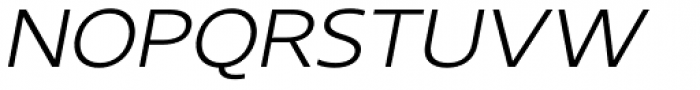 Core Sans N 33 Exp Light Italic Font UPPERCASE