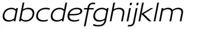 Core Sans N 33 Exp Light Italic Font LOWERCASE