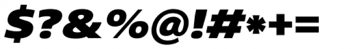 Core Sans N SC 93 Exp Black Italic Font OTHER CHARS